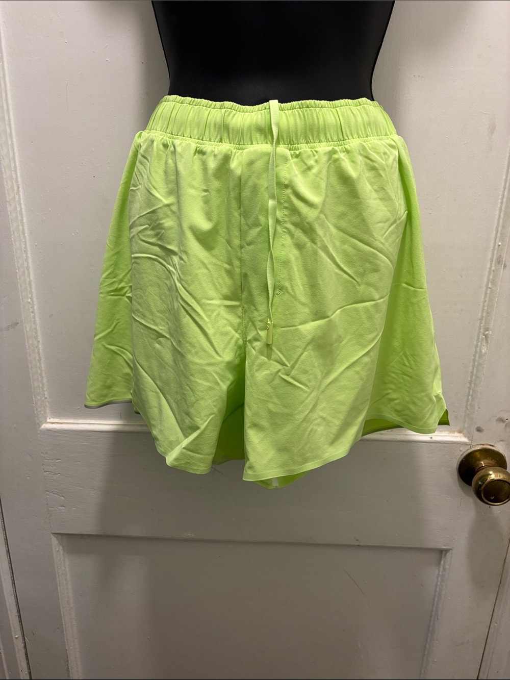 lululemon athletica Neon Lime Green Athletic Shorts